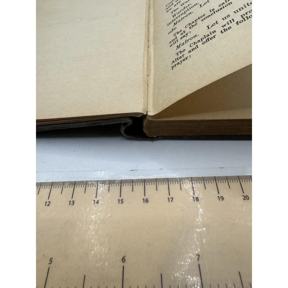 Standard Ritual Order Of The Easteren Star State Of New York 1916 Edition